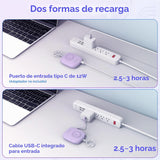Cargador portátil pequeño de 5000 mAh, cargador inalámbrico iWatch...
