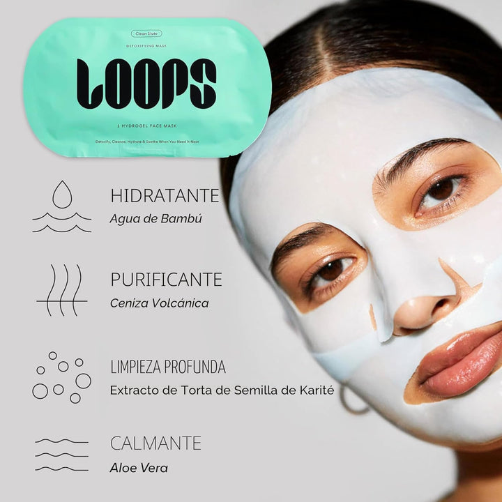 LOOPS Kit de bucle variado: las mejores máscaras faciales de hidrog...