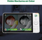 LeapFrog LF920-2HD Monitor de video de 2 cámaras con pantalla HD de 7"