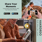 Frameo 7INCH WiFi Acrílico Marco Digital de Fotos, Pantalla IPS 1024 * 600, 32GB de Memoria Incorporada, Rotación Automática, Comparte Tu Amor En Cualquier Momento y Lugar