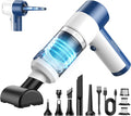 Aspiradora de coche/plumero de aire portátil inalámbrica – Aspiradora de mano de alta potencia de 16000 PA con motor sin escobillas de 85,000 RPM, mini aspiradora recargable 4 en 1, soplador y bomba