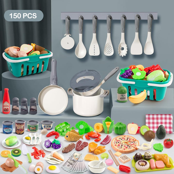 Juego de cocina de 150 piezas, accesorios de utensilios de cocina d...