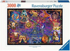 Ravensburger - Zodiac - Rompecabezas de 3000 piezas - Fantástica y bellamente cautivadora representación de los doce signos del zodiaco - Enmarcable - Calidad premium - Rompecabezas para adultos
