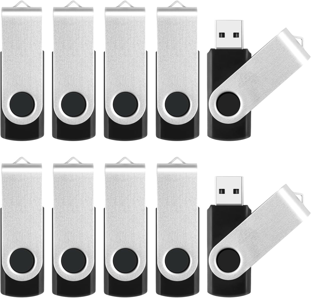 Paquete de 10 unidades de 8 GB Flash Drive a granel, unidades flash...