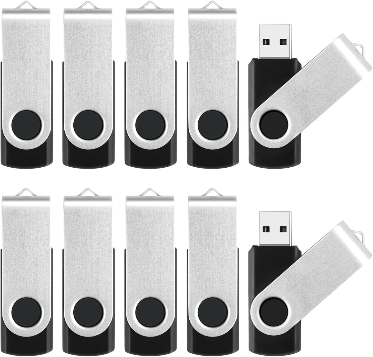 Paquete de 10 unidades de 8 GB Flash Drive a granel, unidades flash...