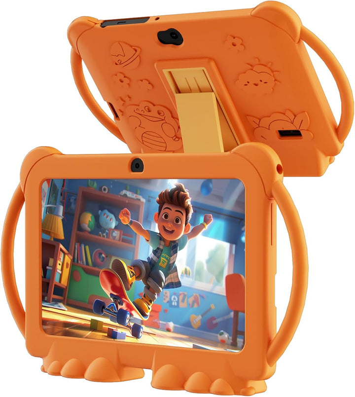 PEICHENG Tableta para niños de 7 pulgadas Android 12.0 para niños p...