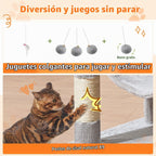 Taoqimiao Gran Árbol para Gatos, 73 in de Altura Torre para Gatos con 2 Dens Felinos Acolchados