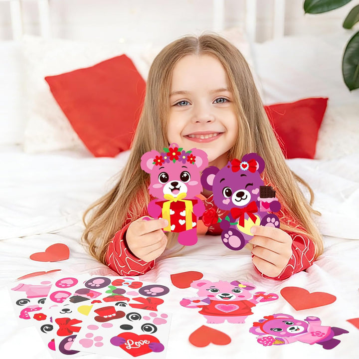 STEFORD 24 kits de manualidades de San Valentín para niños