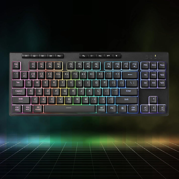 Redragon K516 PRO Shiva TKL RGB Teclado inalámbrico de membrana par...