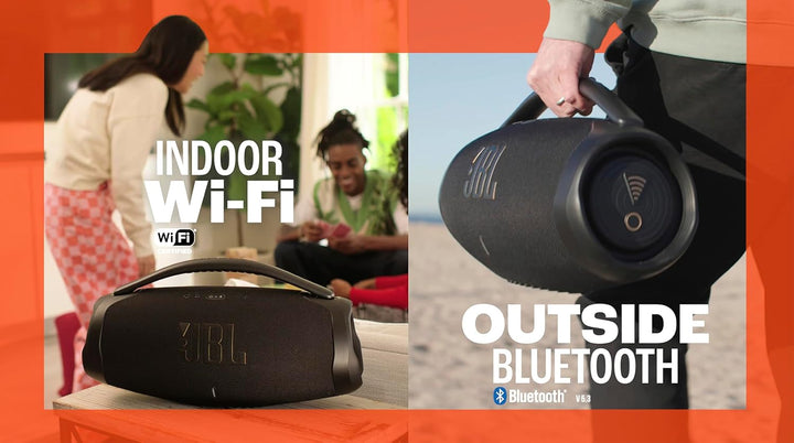 JBL Boombox 3 Wi-Fi - Potente Altavoz Portátil Wi-Fi y Bluetooth -...