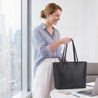 S-ZONE Bolsa de mano para mujer, bolsos de trabajo, bolsos de mano, correa