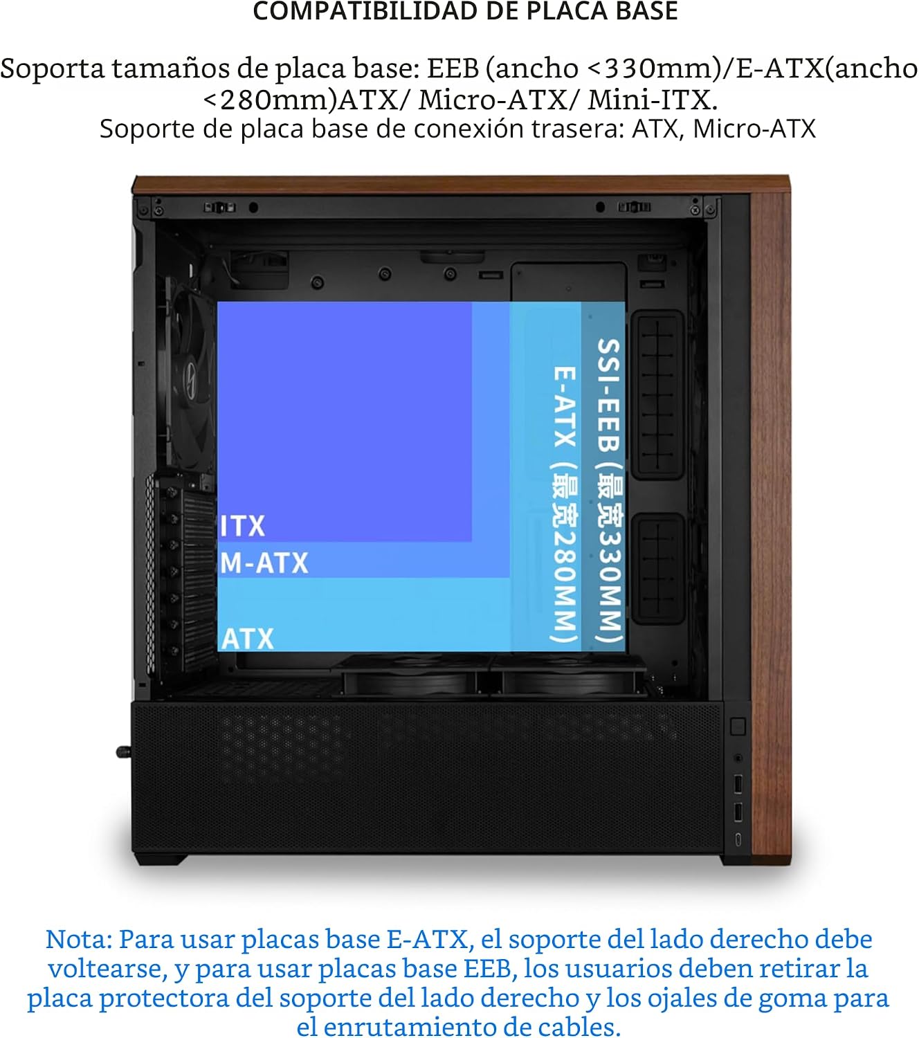 Lian Li LANCOOL 217 ATX Mid-Tower PC Case, 5 ventiladores PWM, made...