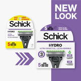 Schick Hydro Ultra Sensitive - Recambios de maquinilla de afeitar p...