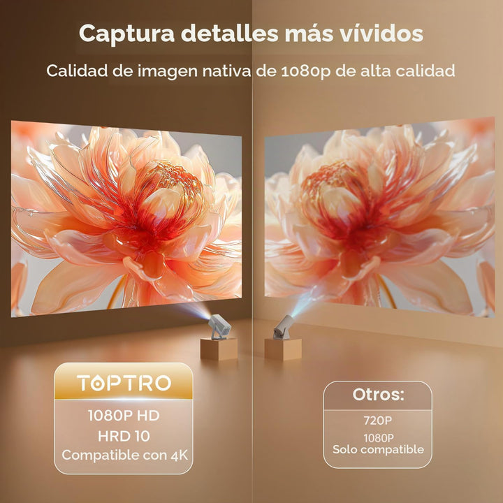 Proyector inteligente [aplicaciones integradas\/soporte 4K\/actuali...