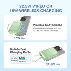 VONUV Banco de energía magnético de 10000mAh, cargador portátil ina...