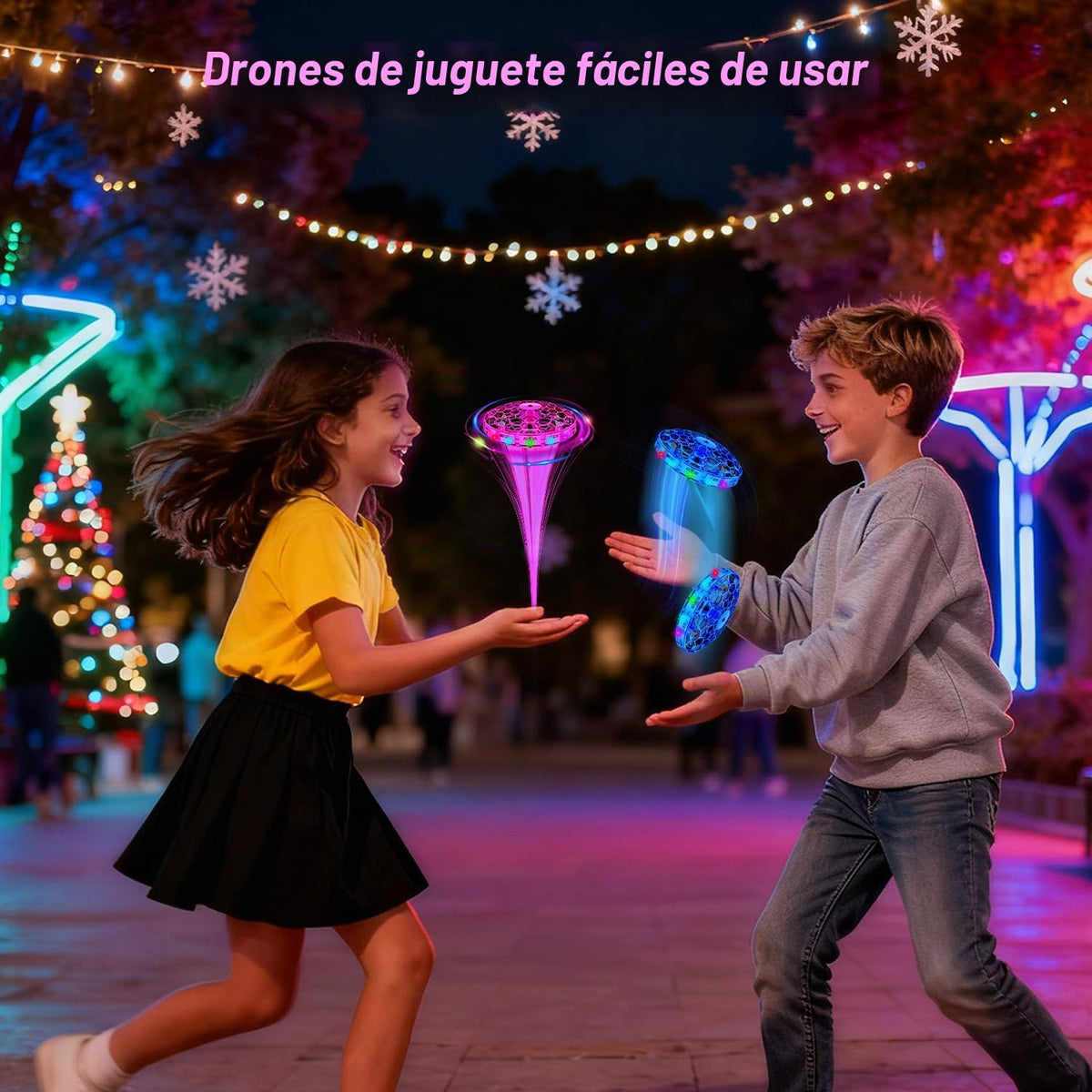 Flying Toy Hand Drone para Kids,360° Hands Free Motion Sensors Mini Drone
