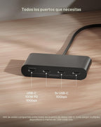 Belkin, AVC018BTBK, hub USB 3.2 de 4 puertos