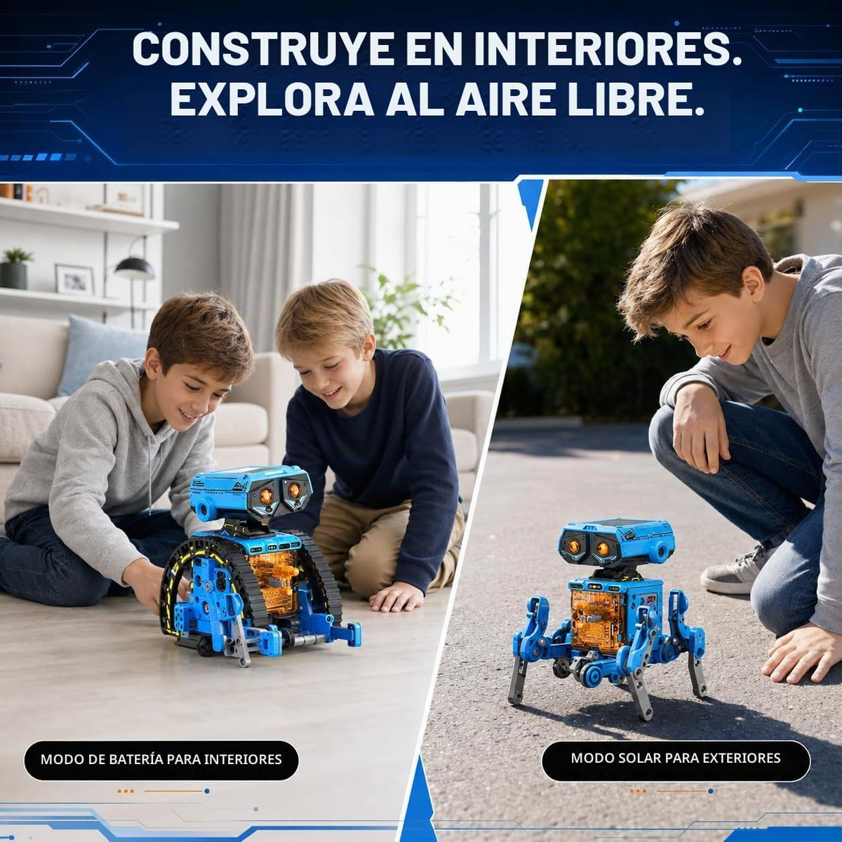 Kit de robot solar 12 en 1 STEM Science Building Kit de juguete robótico