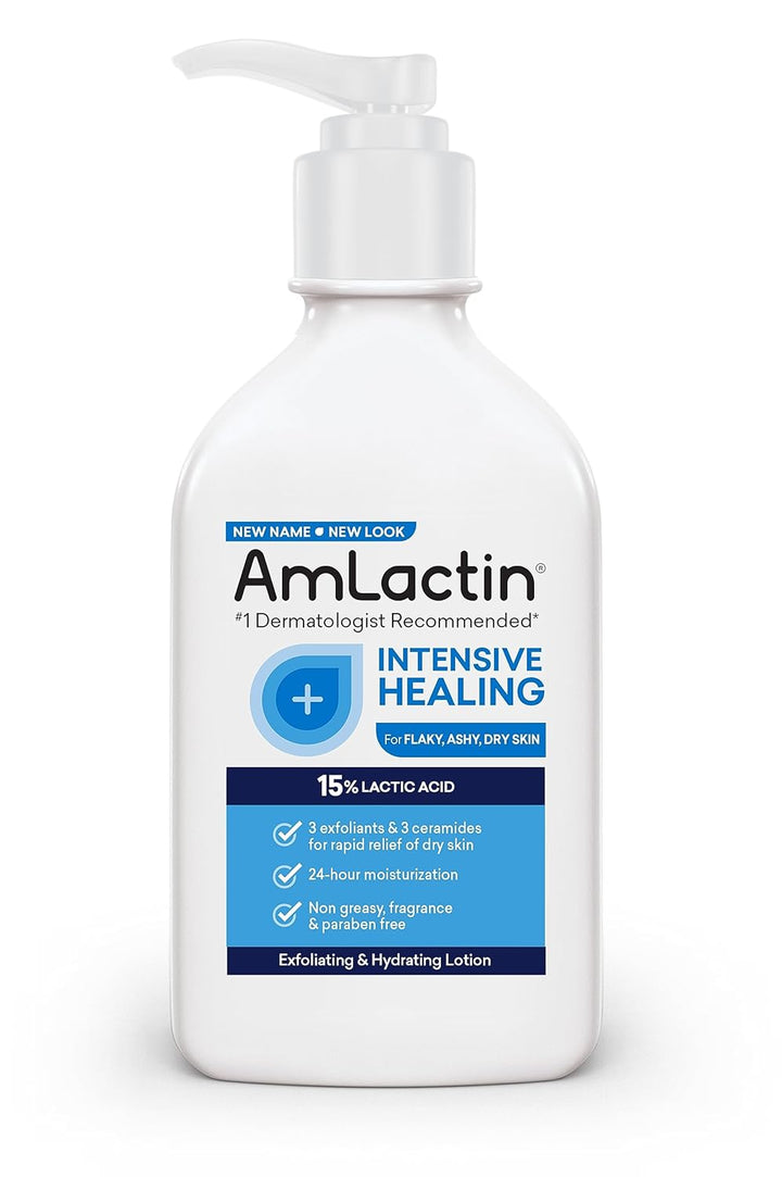AmLactin Loción corporal curativa intensiva para piel seca, botella...
