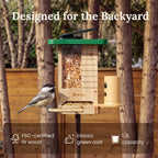 Birdfy - Comedero inteligente para pájaros con cámara alimentada por energía solar, video de cámara lenta de 60 FPS