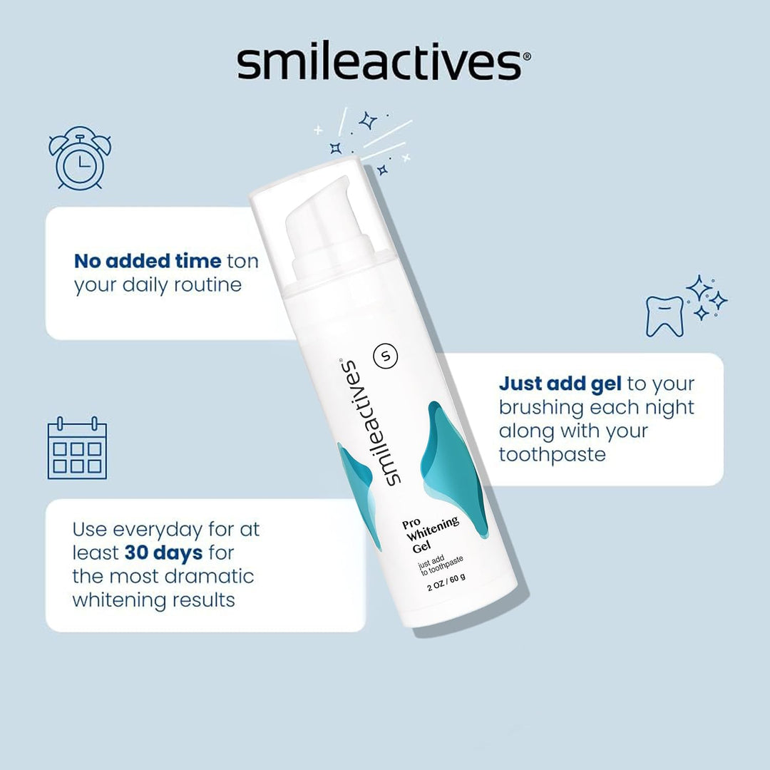 Smileactives Kit de blanqueamiento dental, tratamiento completo de...