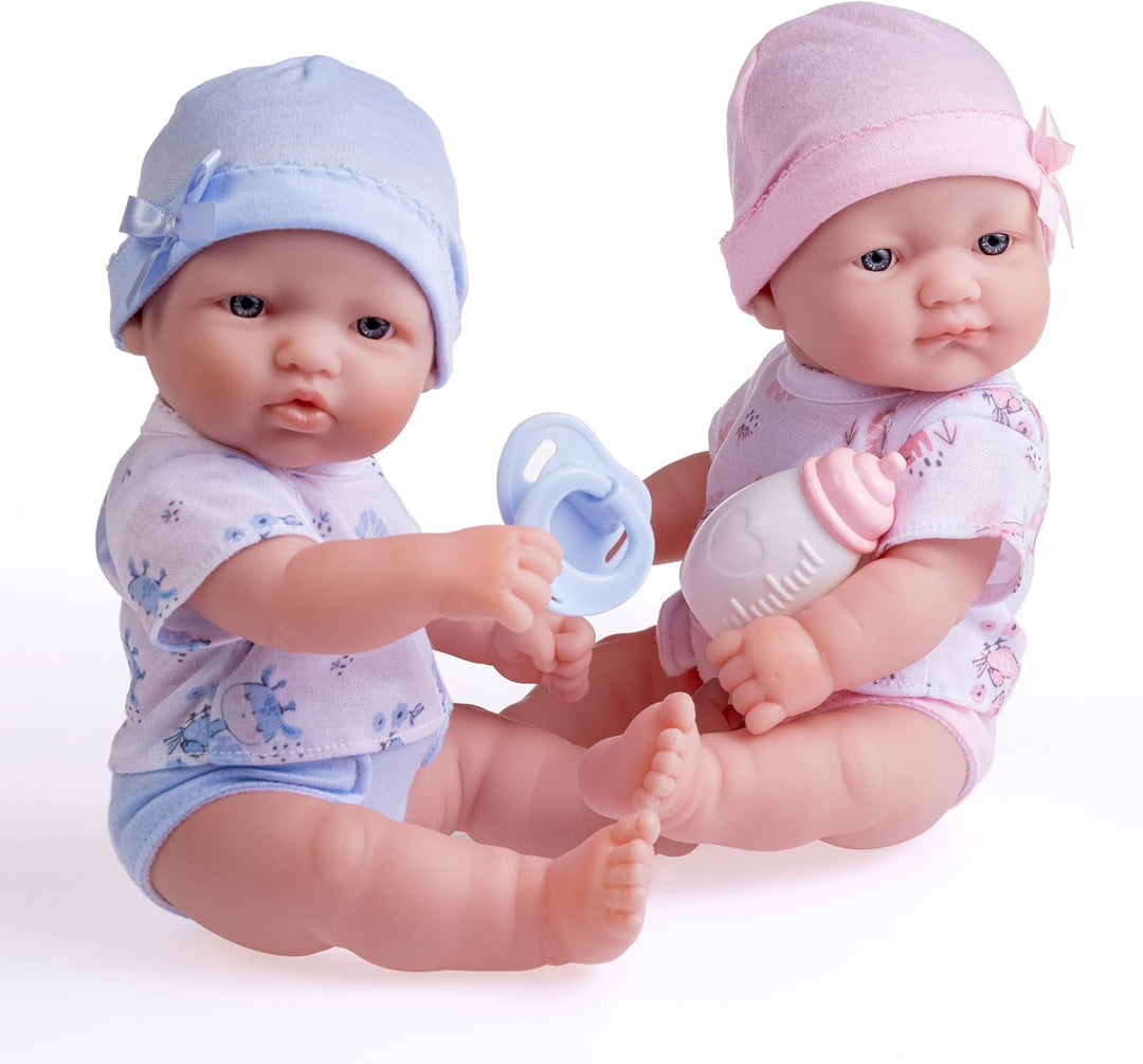 Berenguer Boutique Realistic La Newborn Gemelos de Vinilo Lavable d...