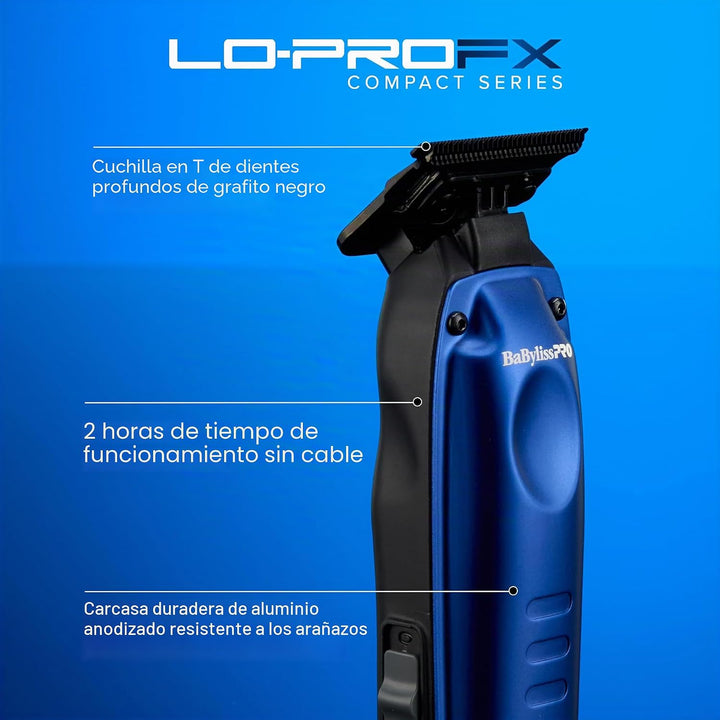 BaBylissPRO Recortadoras LO-PROFX compactas de alto rendimiento par...