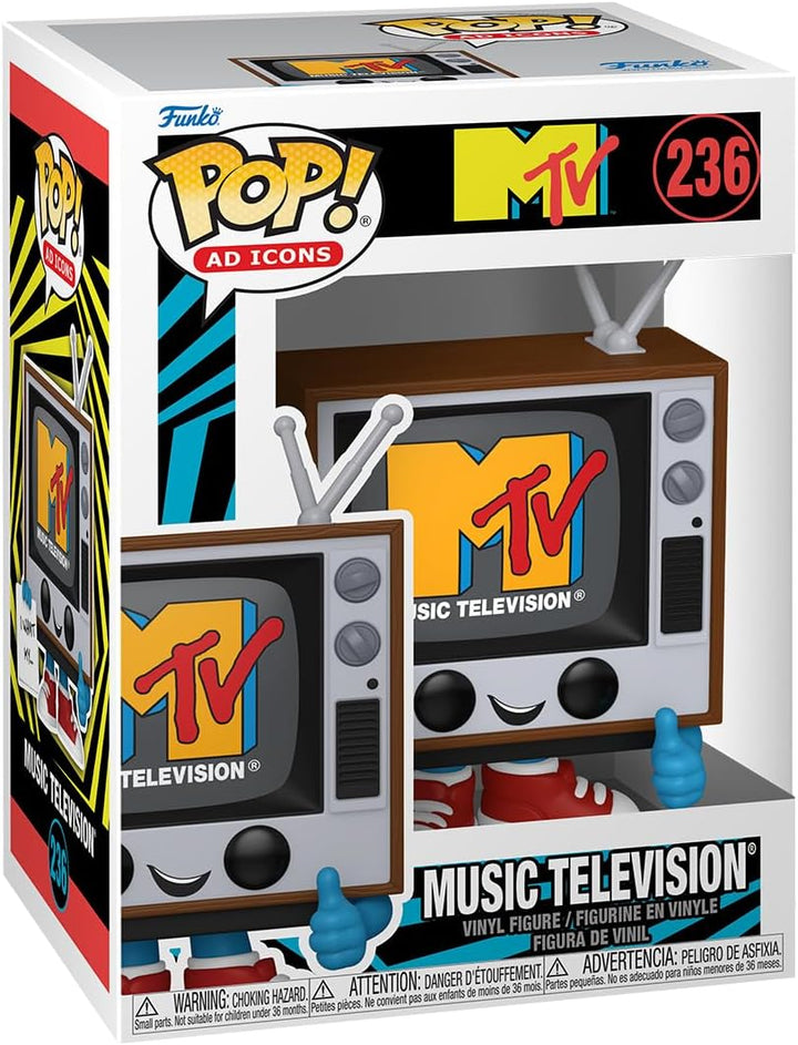 Funko POP! Iconos de anuncios: MTV - Logotipo de MTV - Figura de vi...