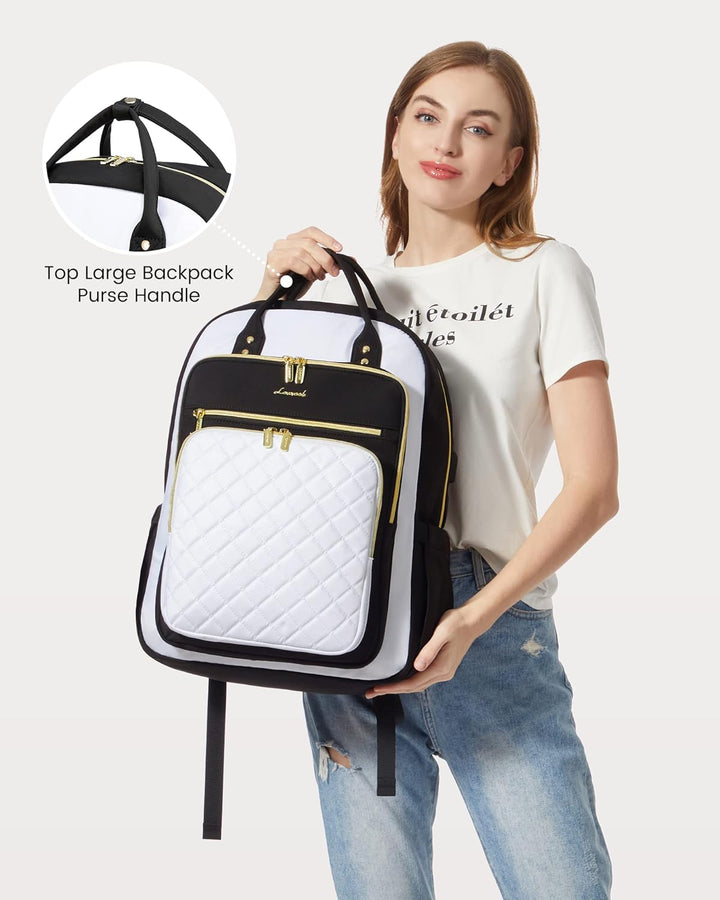LOVEVOOK Mochila para computadora portátil para mujer, mochila para...