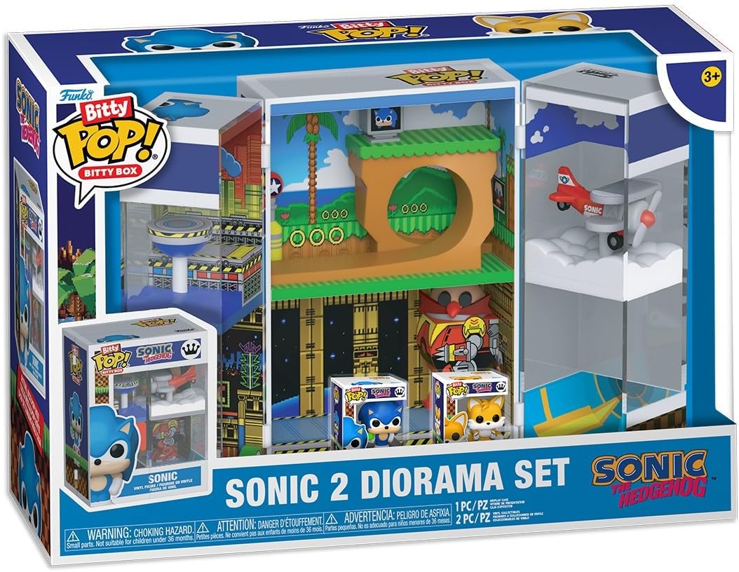 Funko Pop! Bitty Boxes: Sonic the Hedgehog - Sonic with Emerald and...
