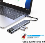 VEMONT, hub USB de 2 puertos