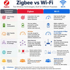 Lámpara Regleta inteligente Zigbee con USB, funciona con Google y Alexa