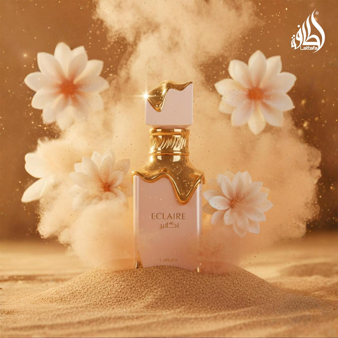 Lattafa Eclair - Vainilla, Caramelo, Dulce, Floral - Eau de Parfum...