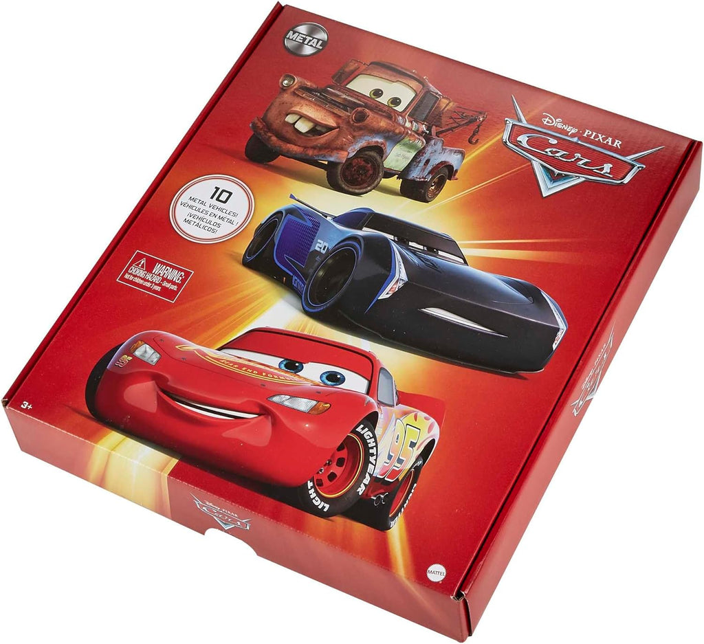 Mattel Disney y Pixar Cars - Juego de 10 mini corredores de fundición a