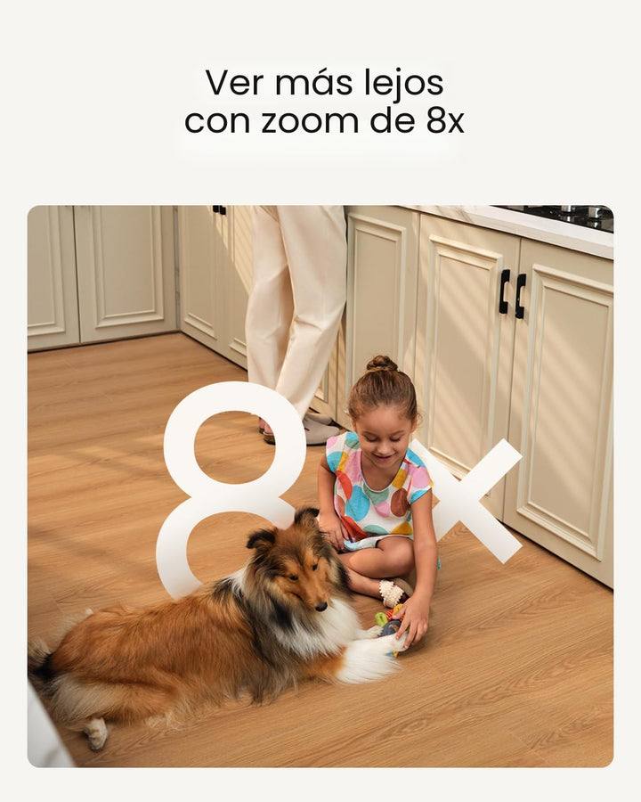 eufy Security Cámara interior S350 cámaras duales cámara