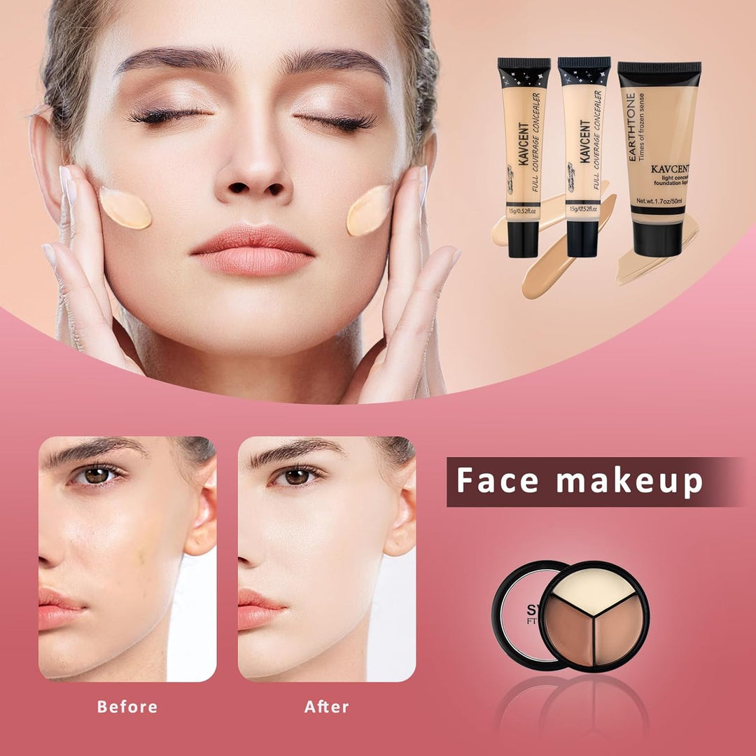 Juego de maquillaje para mujeres, kit completo de maquillaje para a...