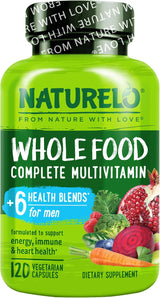 Naturelo Multivitamina alimentaria completa para hombres, 1