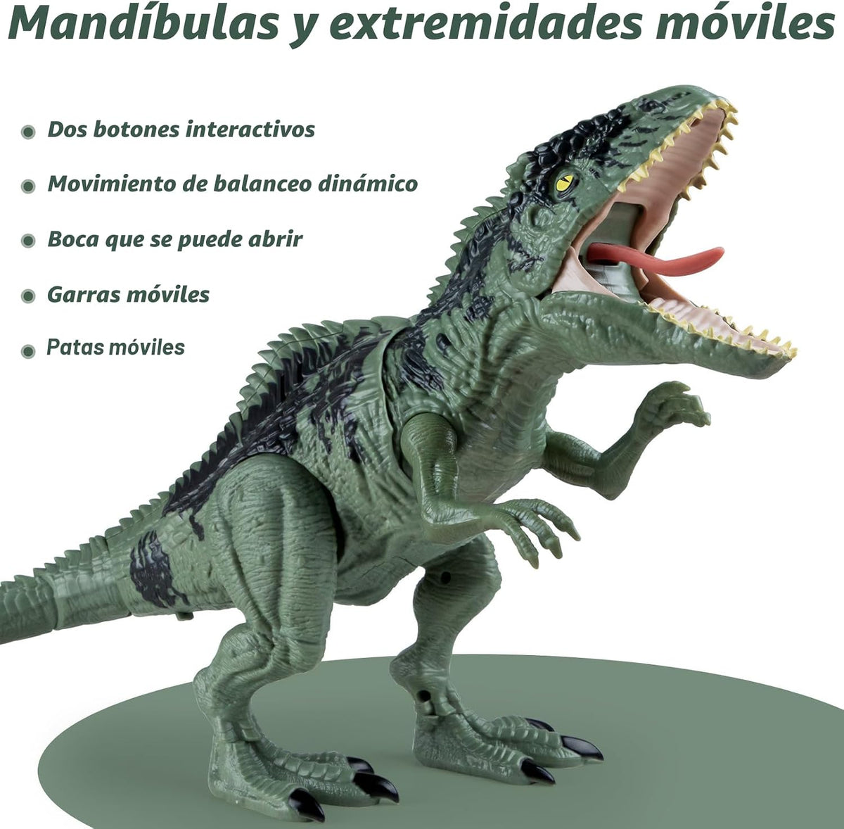 Giganotosaurus Dinosaur Toys para niños 3-5 y 5-7, Figura de acción de dinosaurio