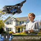 4DRC Aviones RC de espuma con control remoto para niños y adultos, 3 baterías, avión de combate RC con luz, 360° Flip Fighter Jet Toys, Stunt Roll, regalos de juguete de avión para niños