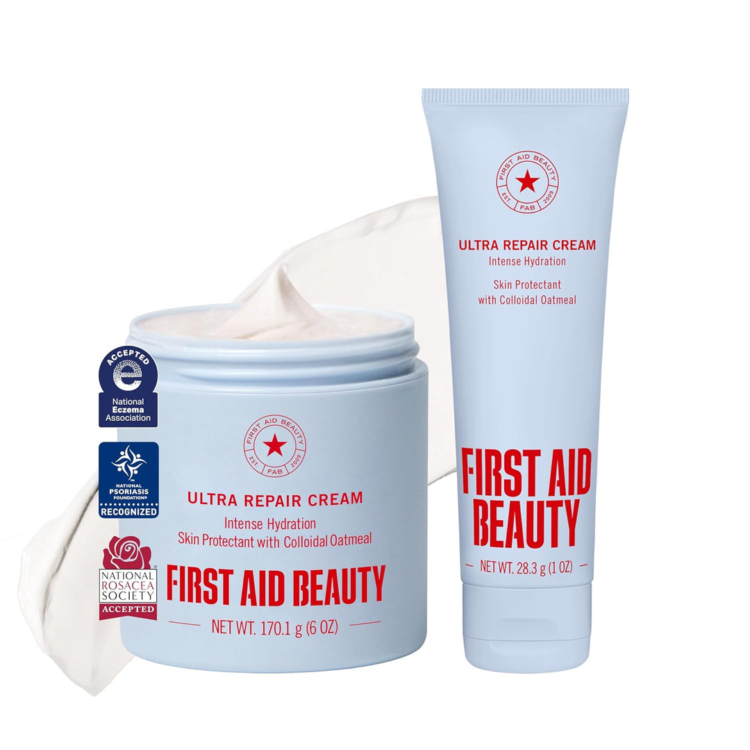 Crema ultra reparadora First Aid Beauty, hidratación intensa, humec...