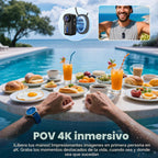SJCAM Cámara subacuática del cuerpo de C110PLUS 4K, cámara POV, ángulo