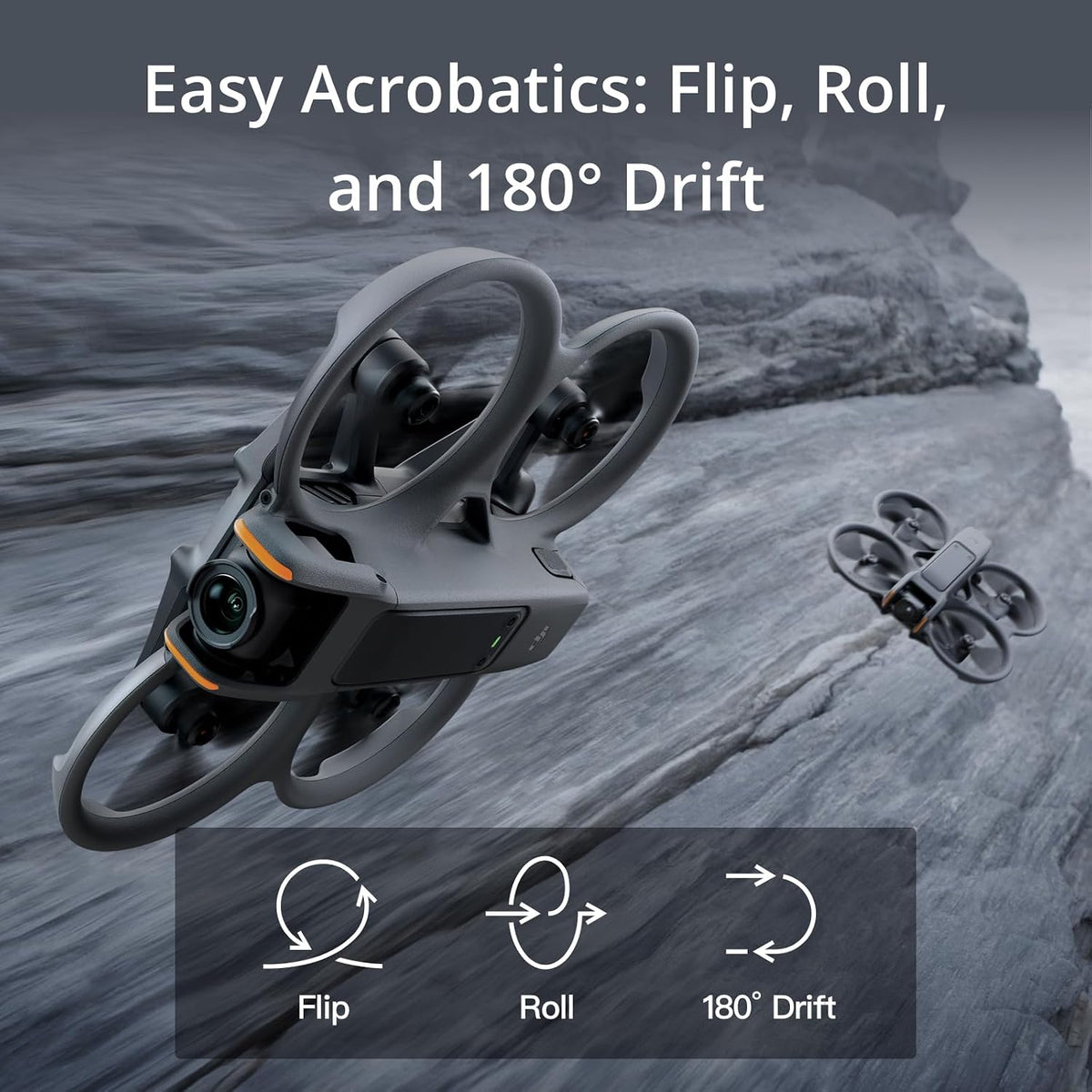DJI Avata 2 Fly Smart Combo (batería individual), FPV Drone con cámara 4K