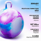 Hopper Ball 2Pack | Pelota hinchable de nubes de 18 pulgadas con
