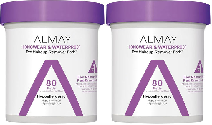 Almay Toallitas biodegradables removedoras de maquillaje duradero,...