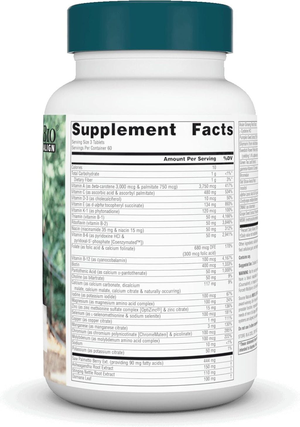Source Naturals Life Force Multiple - 180 Tabletas para hombre, 180 unidades
