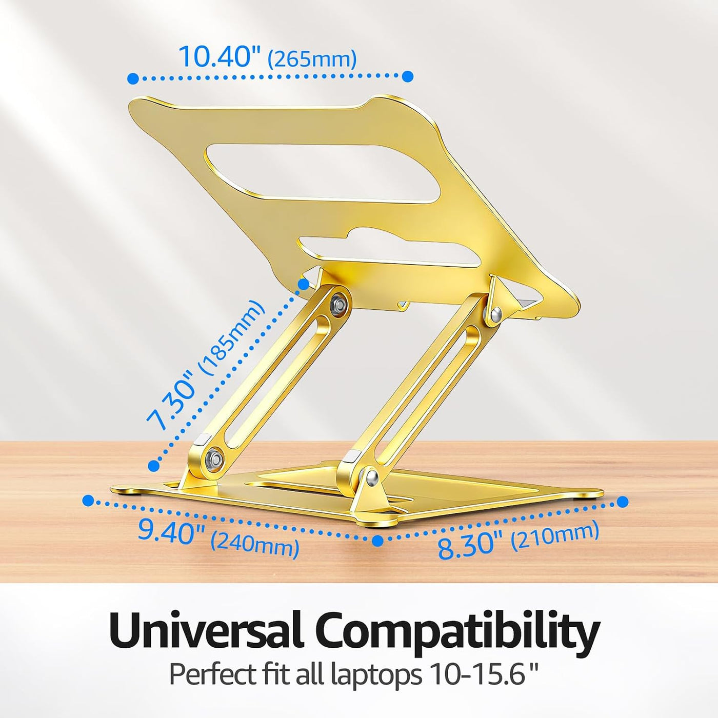 Urmust Soporte ajustable para laptop, soporte para computadora port...