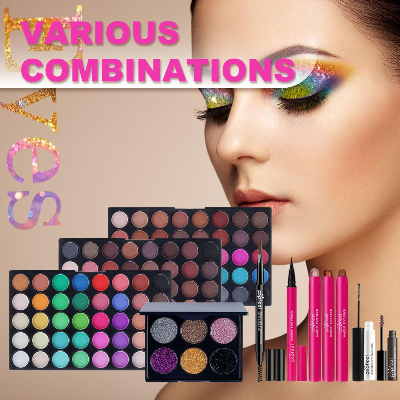 Juego de regalo de maquillaje todo en uno | Kit de maquillaje para...