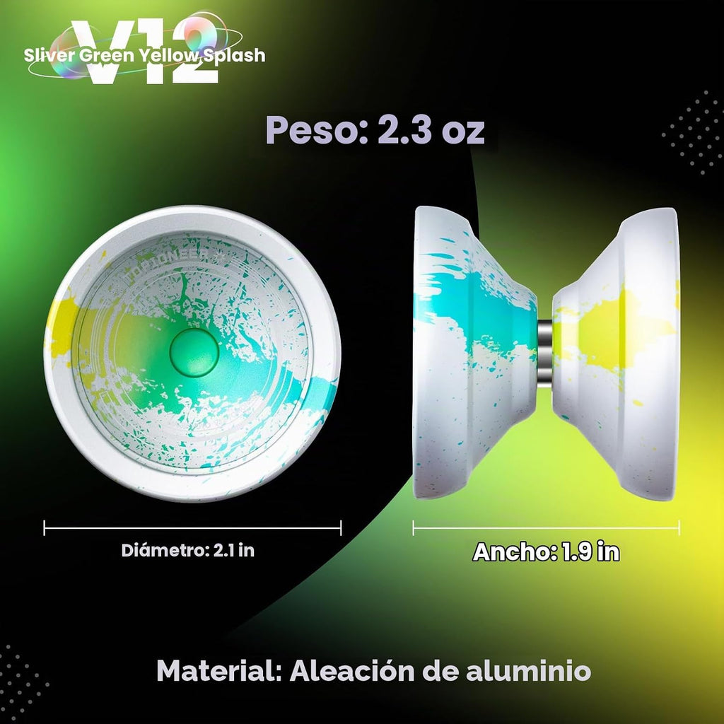 MAGICYOYO V12 Yoyo profesional, Yoyo sensible al dedo para niños de 8 a 12 años