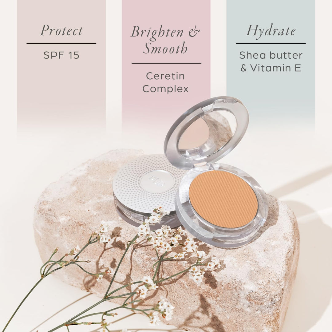 PÜR MINERALS Base de Maquillaje Mineral Prensada 4 en 1 en Polvo co...
