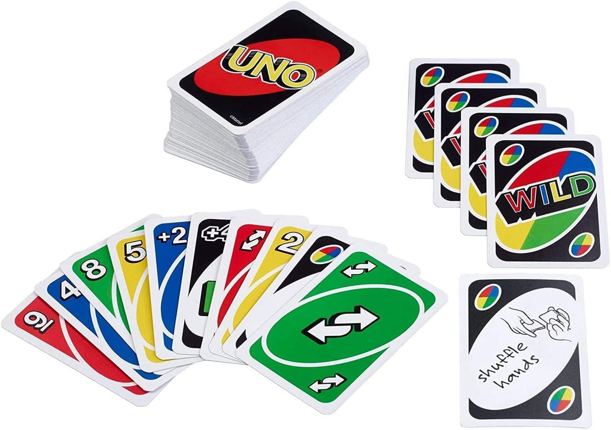 Mattel Juego de cartas Uno, Flip y Phase 10, paquete combinado de 3